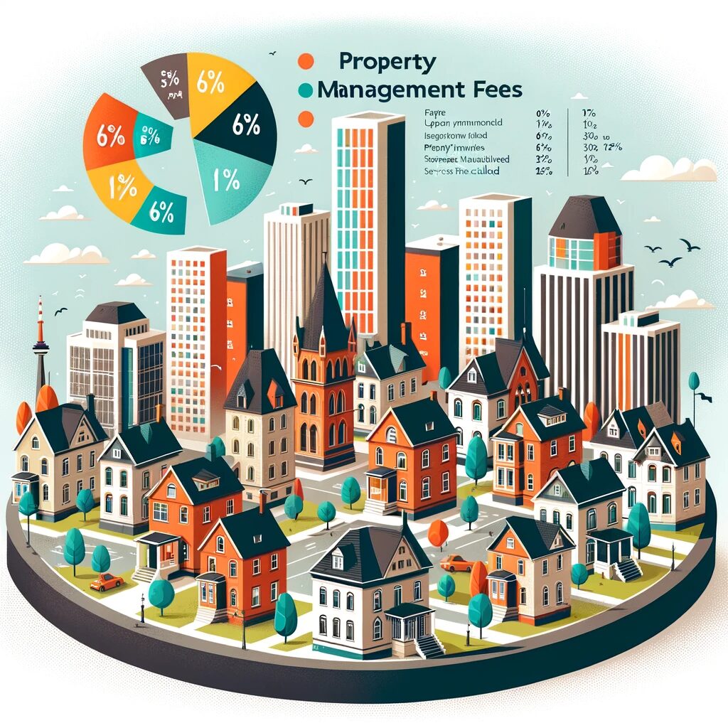 Property Management Fees Pie Chart Graph