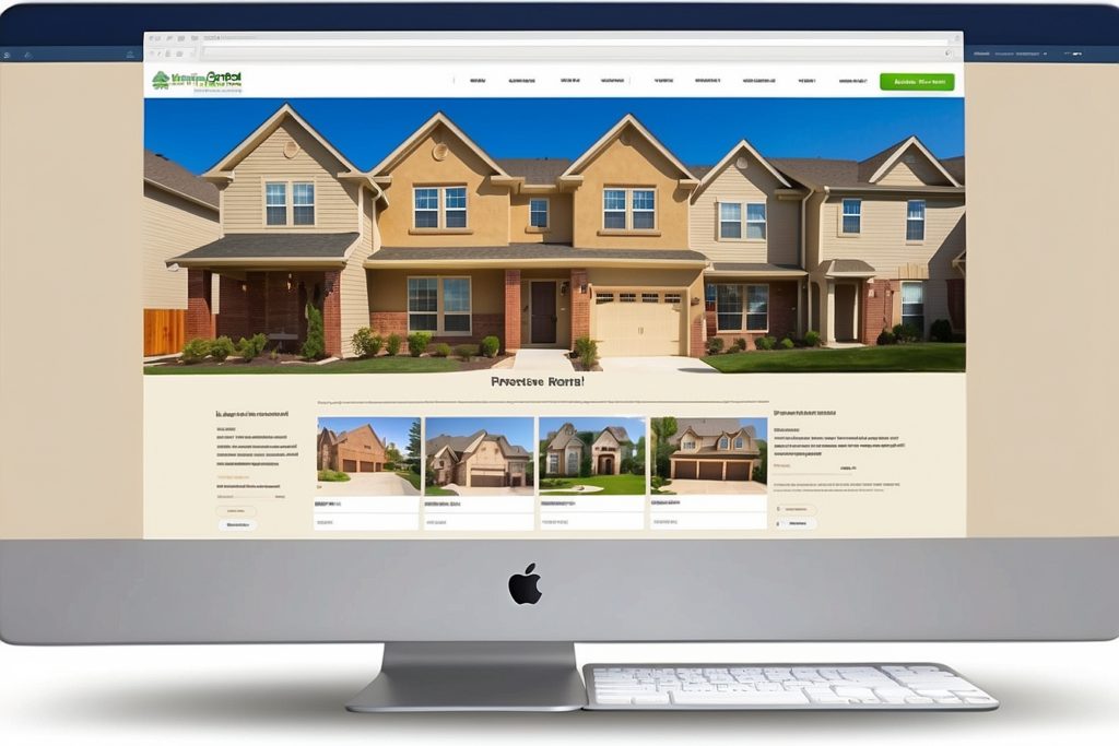 Website with Rental Properties